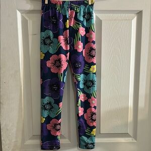 Cut Loose Pink and Purple Floral Leggings